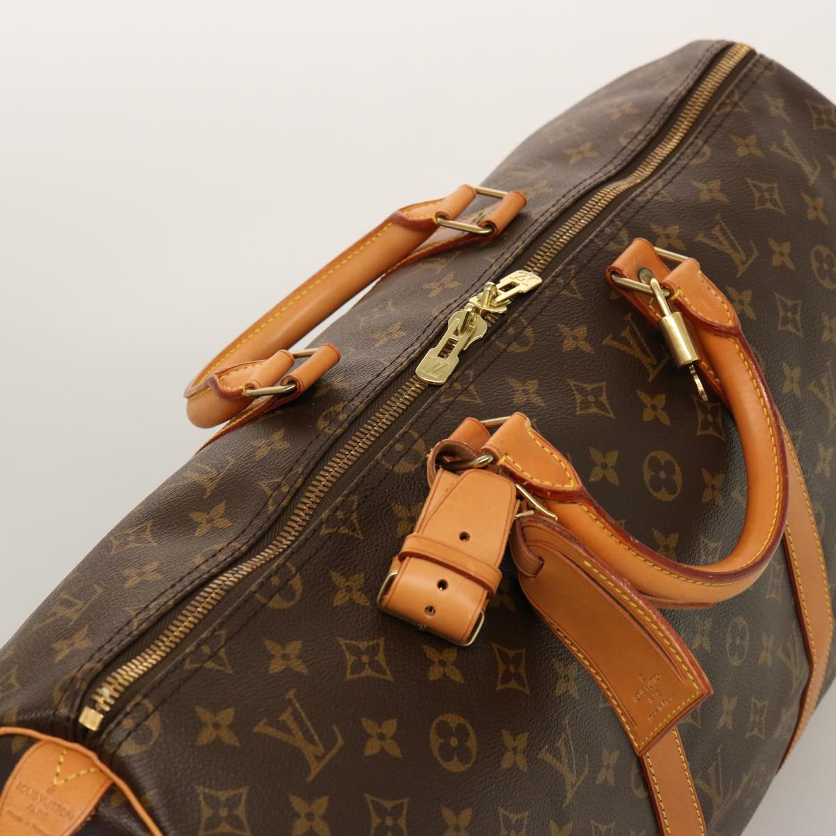 LOUIS VUITTON Monogram Keepall 50 Boston Bag M41426 LV 75559