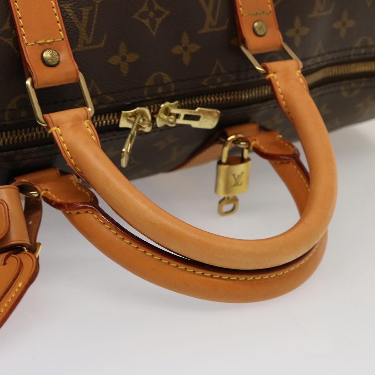 LOUIS VUITTON Monogram Keepall 50 Boston Bag M41426 LV 75559