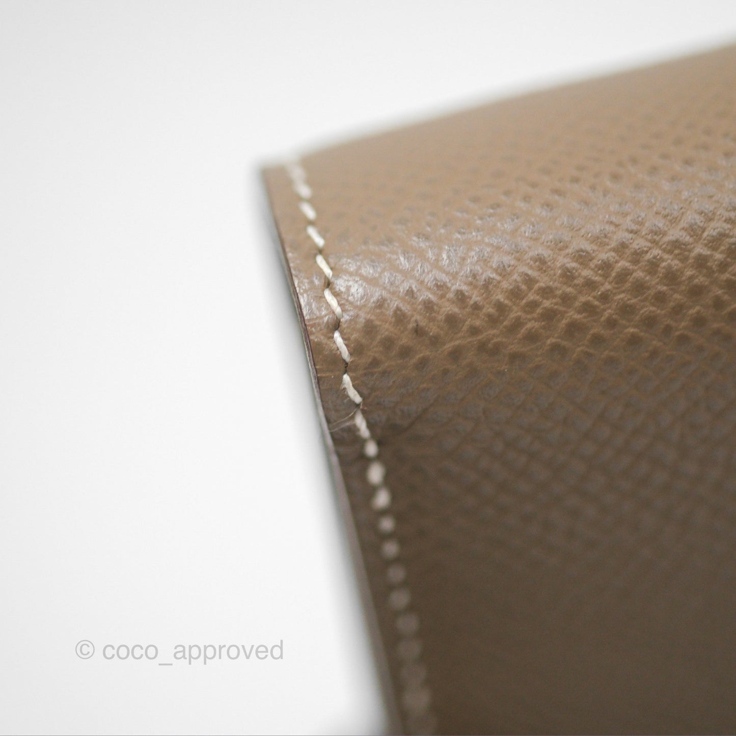 Hermès Clic 16 Wallet Etoupe 18 Epsom Palladium Hardware