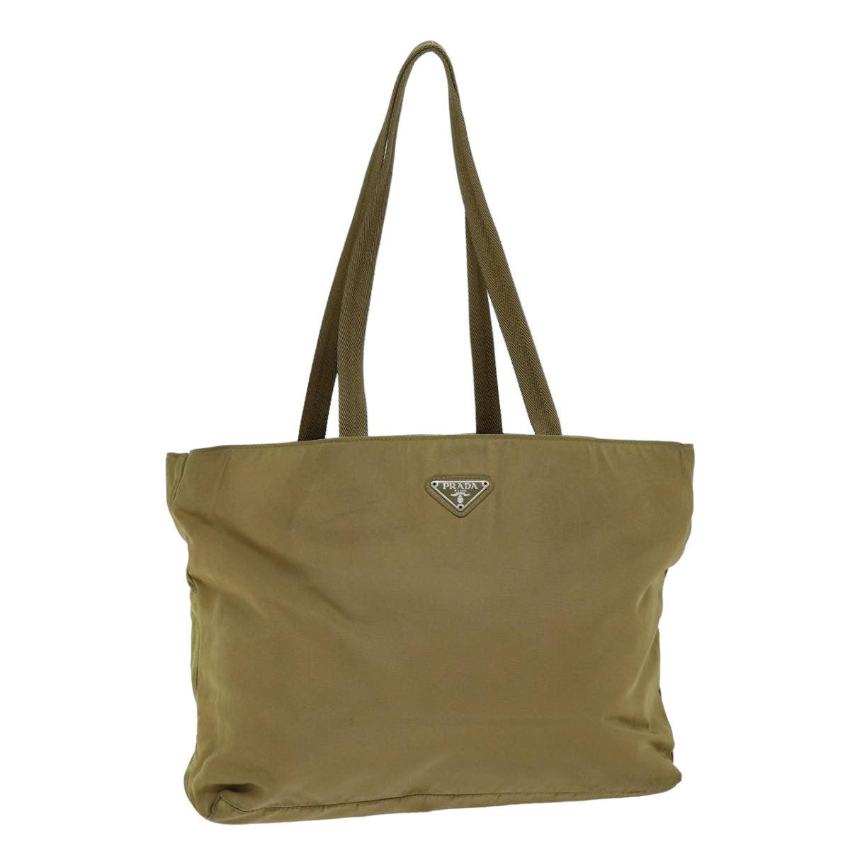 Luxury PradaTote Bag Nylon Beige 75582