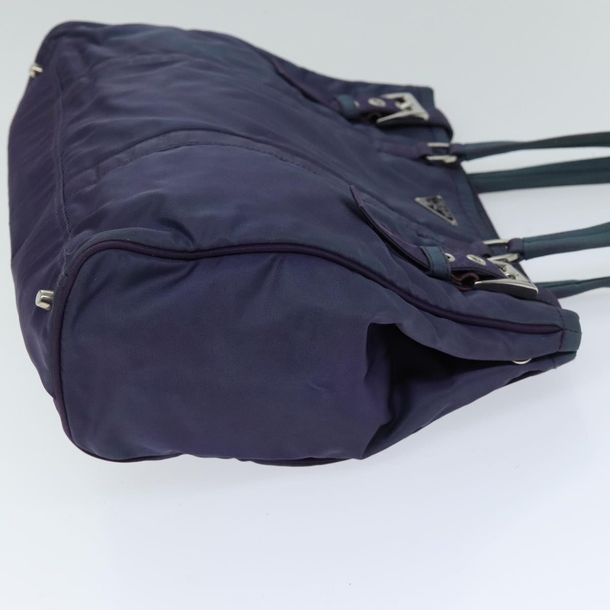 Luxury PradaTote Bag Nylon Purple 75586