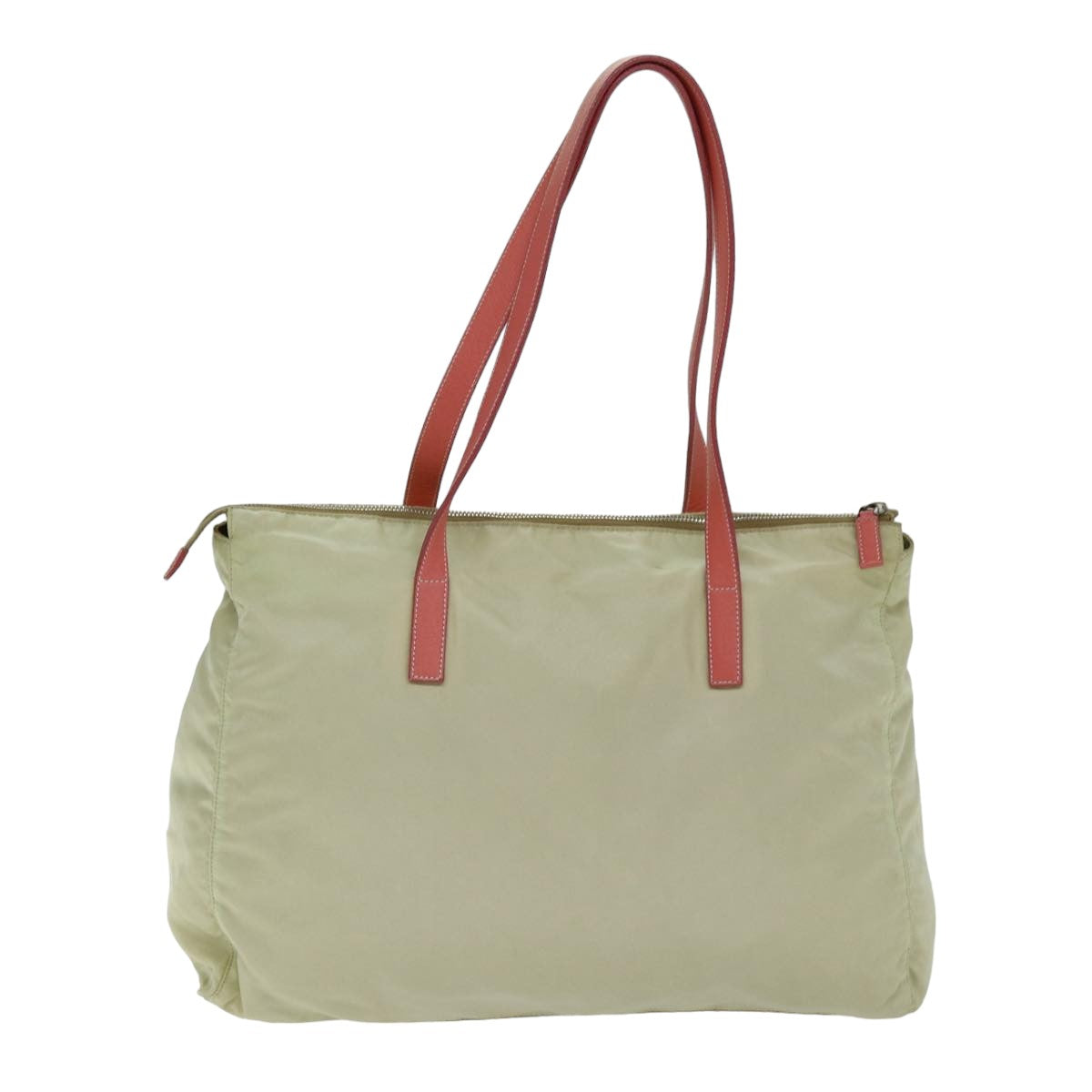 Luxury PradaTote Bag Nylon Cream 75587