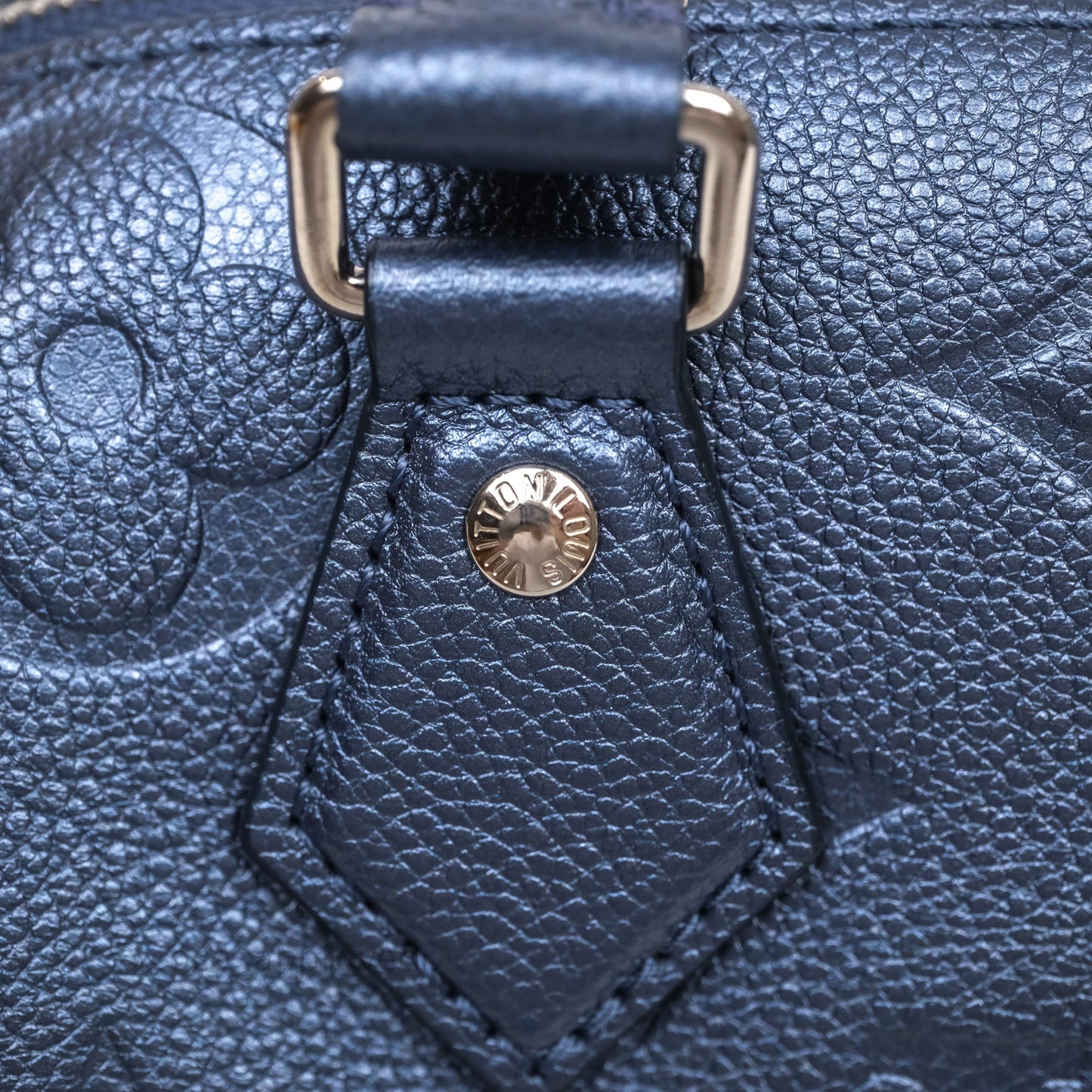 Louis Vuitton Speedy Bandoulière 20 Monogram Empreinte Navy