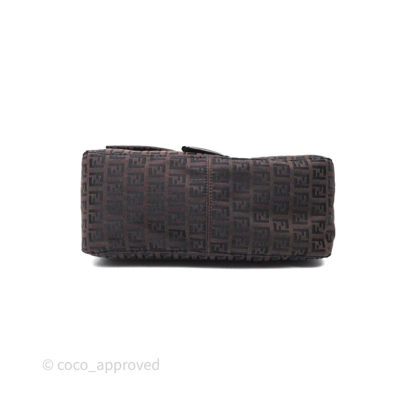 Fendi Vintage Mamma Baguette Bag Zucchino Dark Brown/ Black