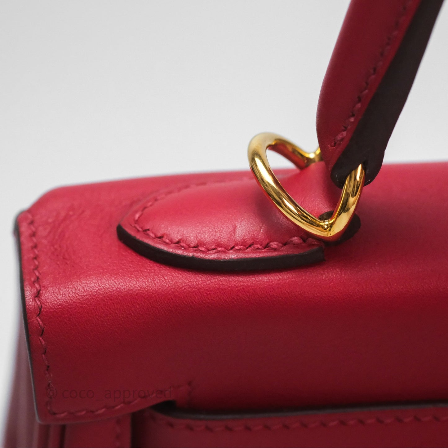 Hermès Kelly II 25 Retourne Swift Rouge Piment 5X Gold Hardware