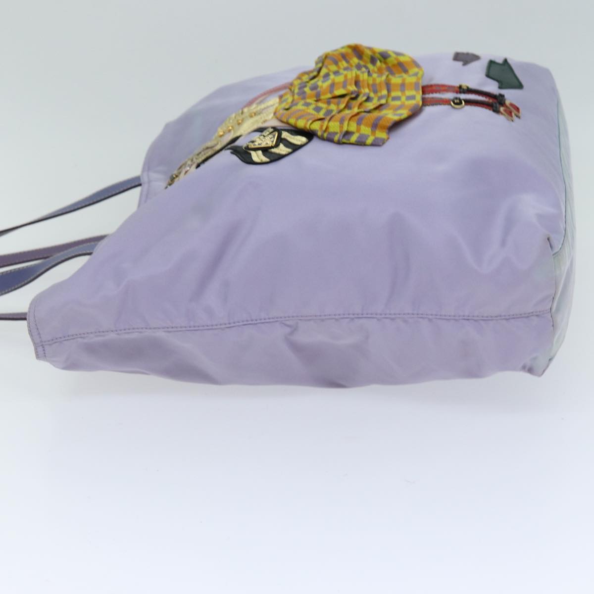 Luxury PradaTote Bag Nylon Purple 75643