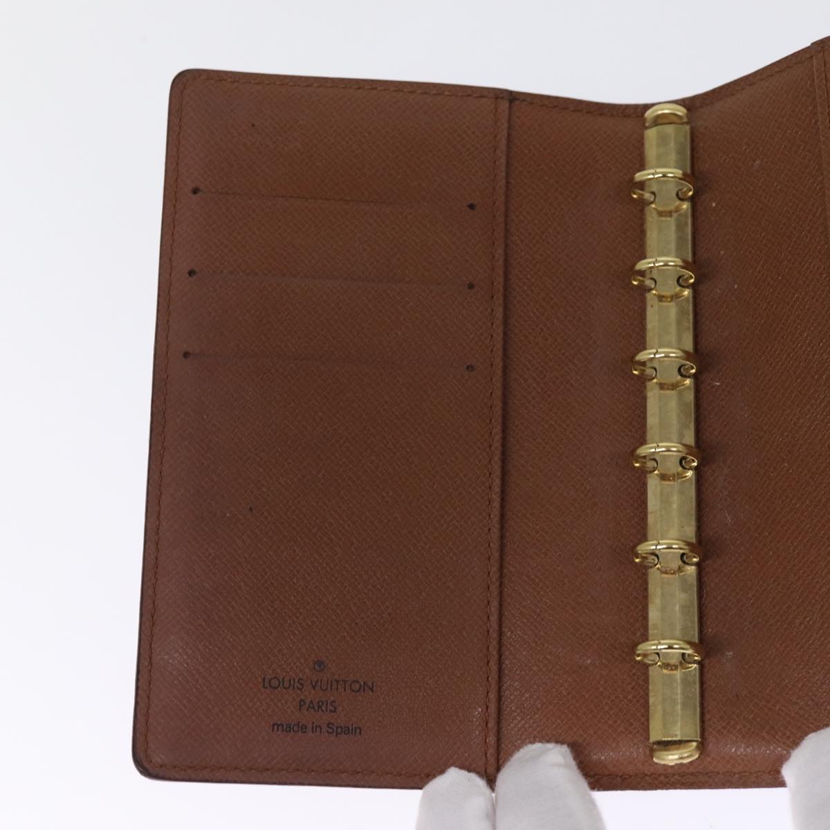 LOUIS VUITTON Epi Agenda PM Day Planner Cover Brown R20053 LV 75652