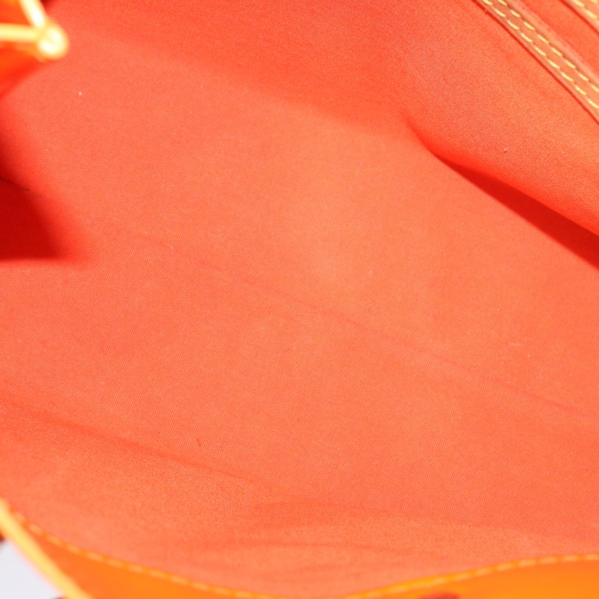 LOUIS VUITTON Monogram Vernis Fluo Reade PM Hand Bag Red M91903 LV 75654