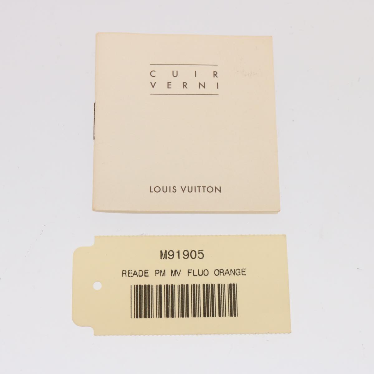 LOUIS VUITTON Monogram Vernis Fluo Reade PM Hand Bag Red M91903 LV 75654