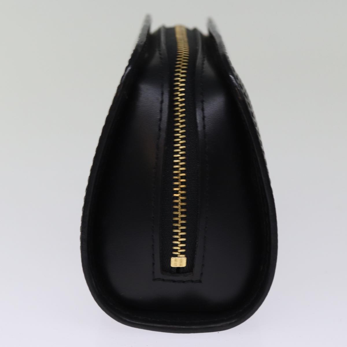 LOUIS VUITTON Epi Dauphine PM Pouch Black M48442 LV 75655