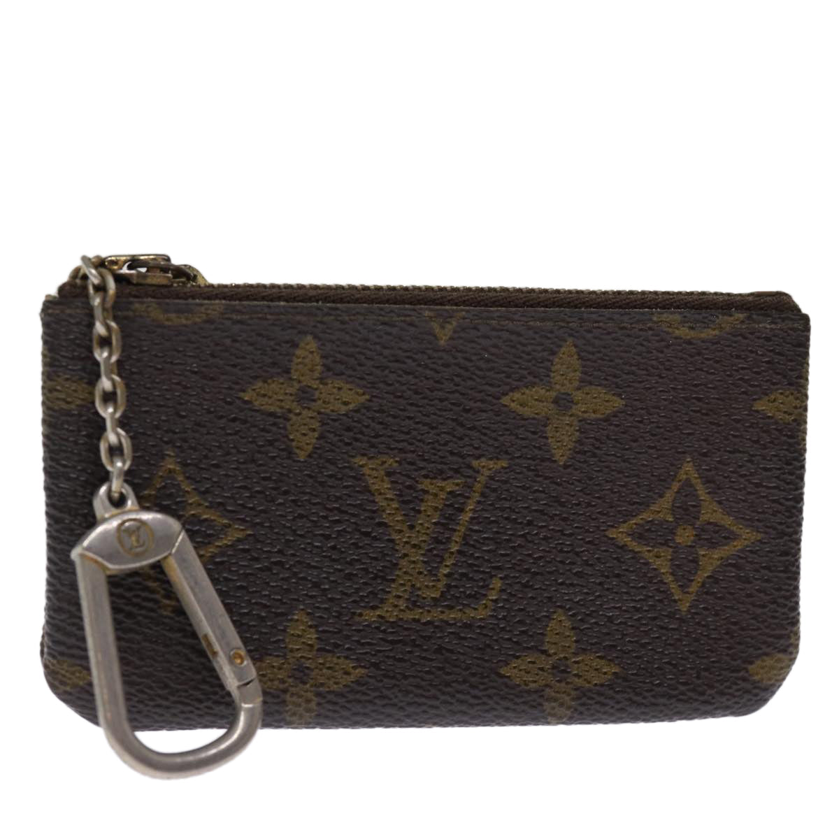 LOUIS VUITTON Monogram Pochette Cles Coin Purse M62650 LV 75659