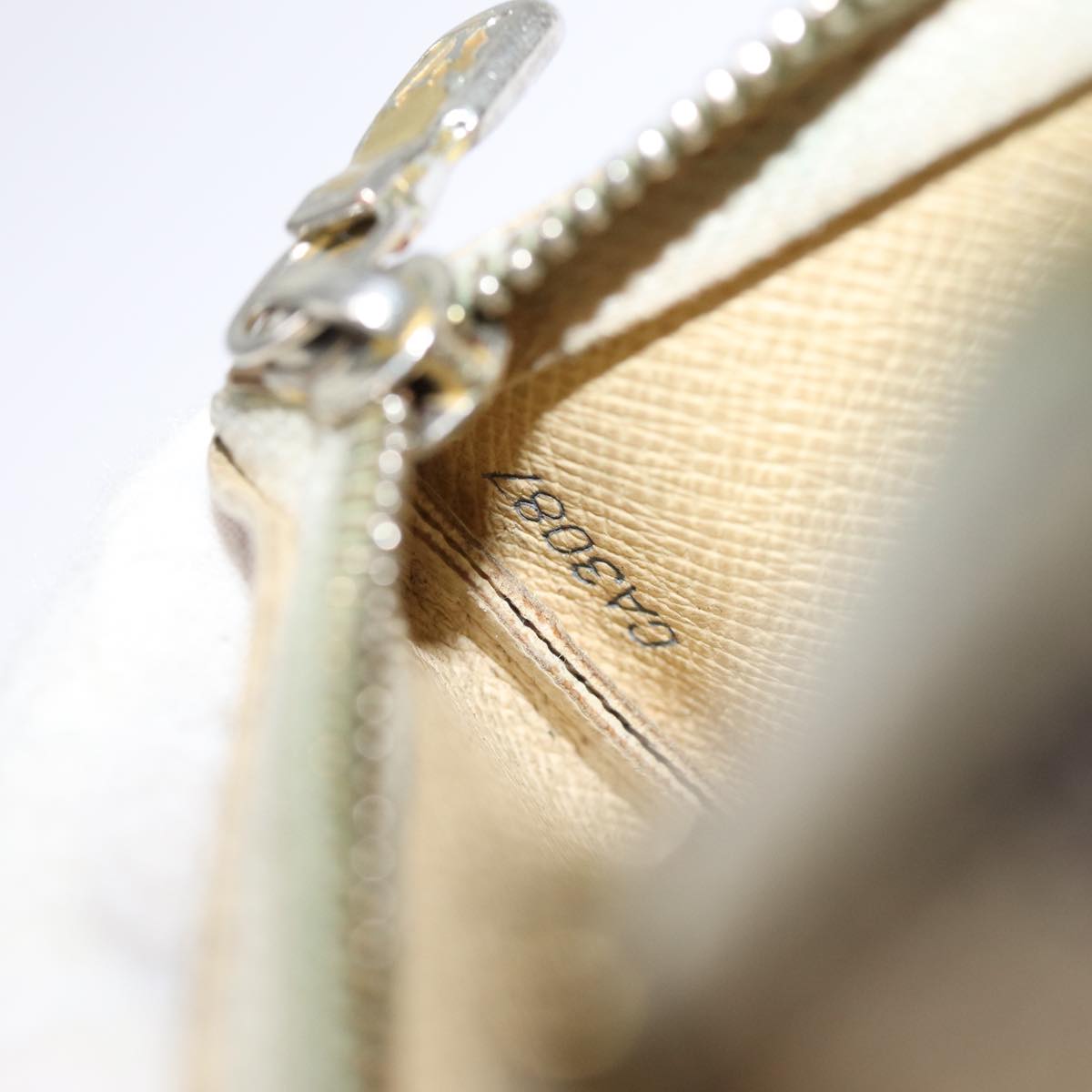 LOUIS VUITTON Damier Azur Pochette Cles Coin Purse N62659 LV 75660