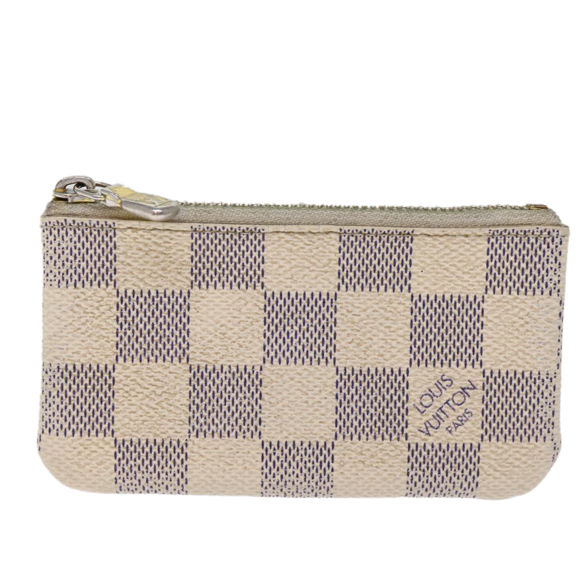 LOUIS VUITTON Damier Azur Pochette Cles Coin Purse N62659 LV 75660