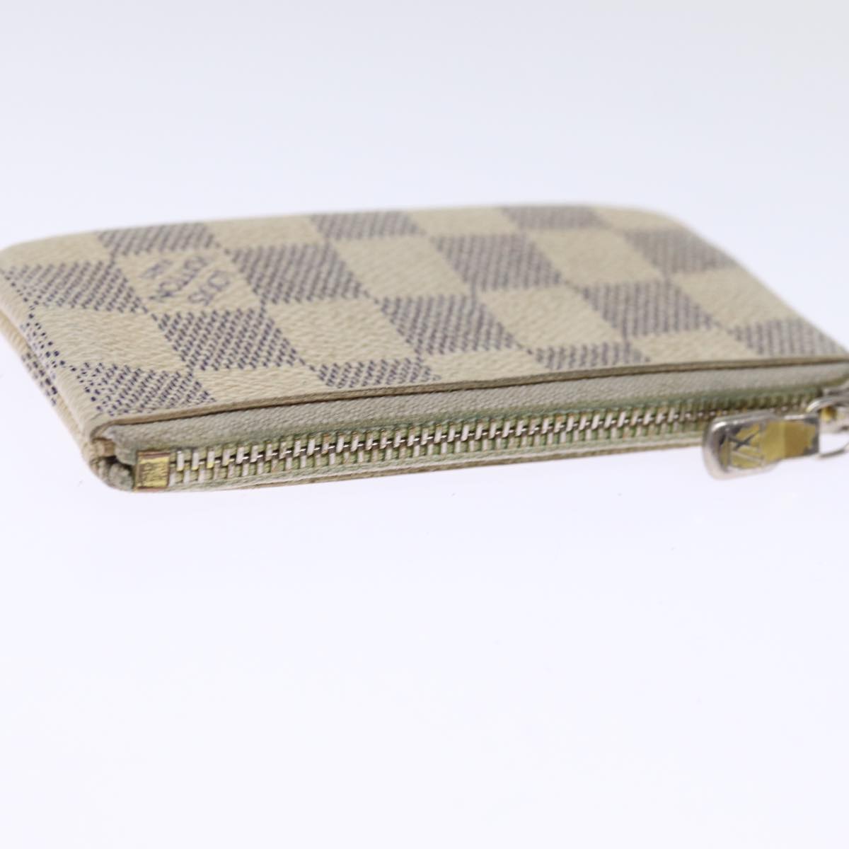 LOUIS VUITTON Damier Azur Pochette Cles Coin Purse N62659 LV 75660