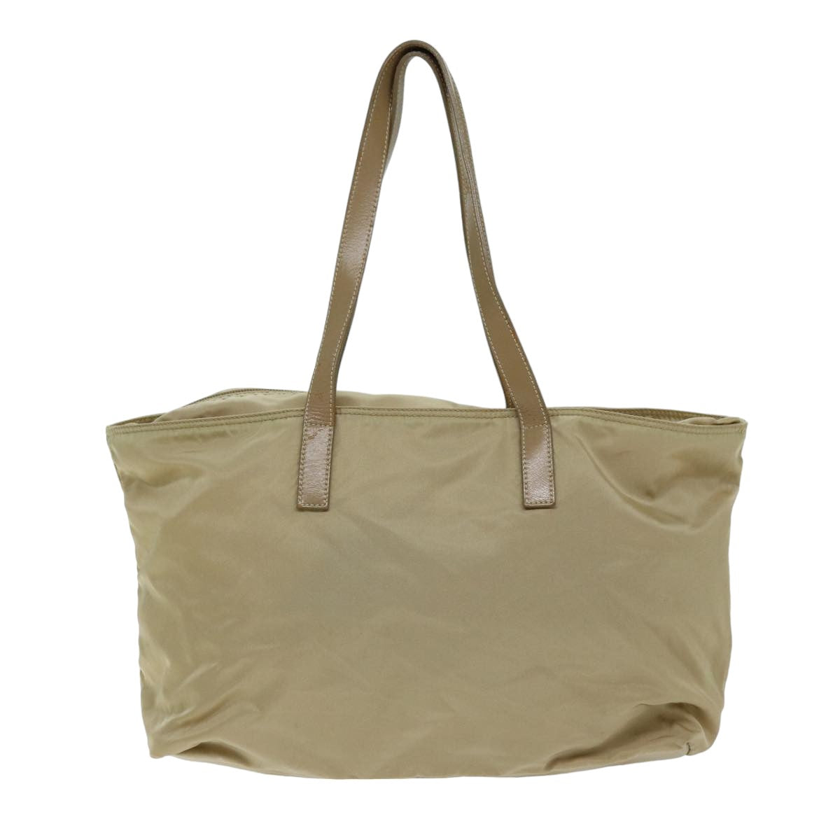 Luxury PradaTote Bag Nylon Beige 75668