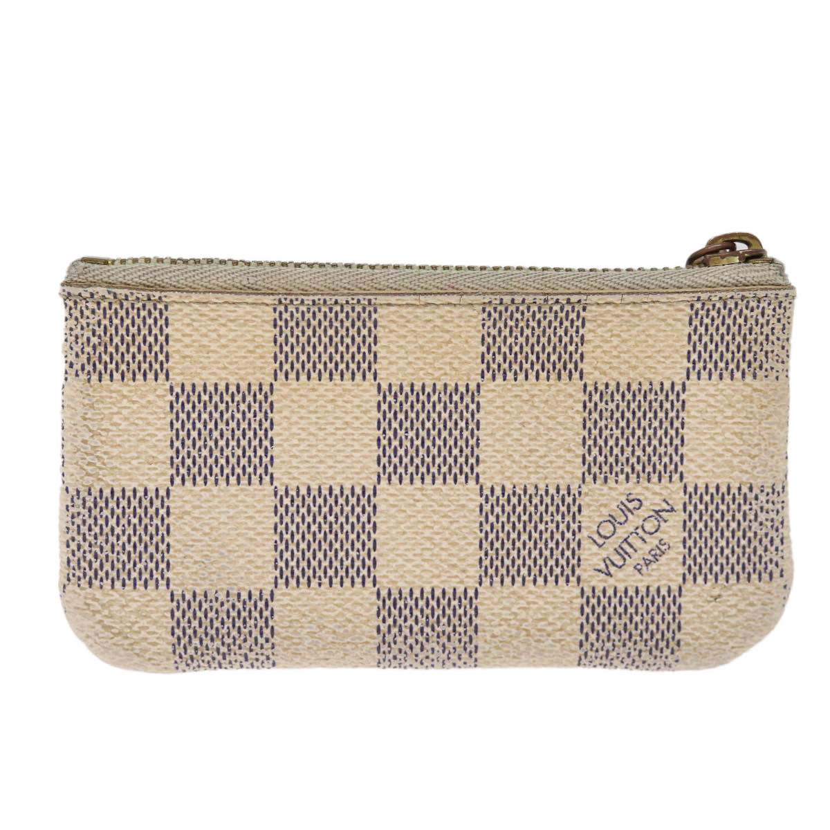 LOUIS VUITTON Damier Azur Pochette Cles Coin Purse N62659 LV 75680