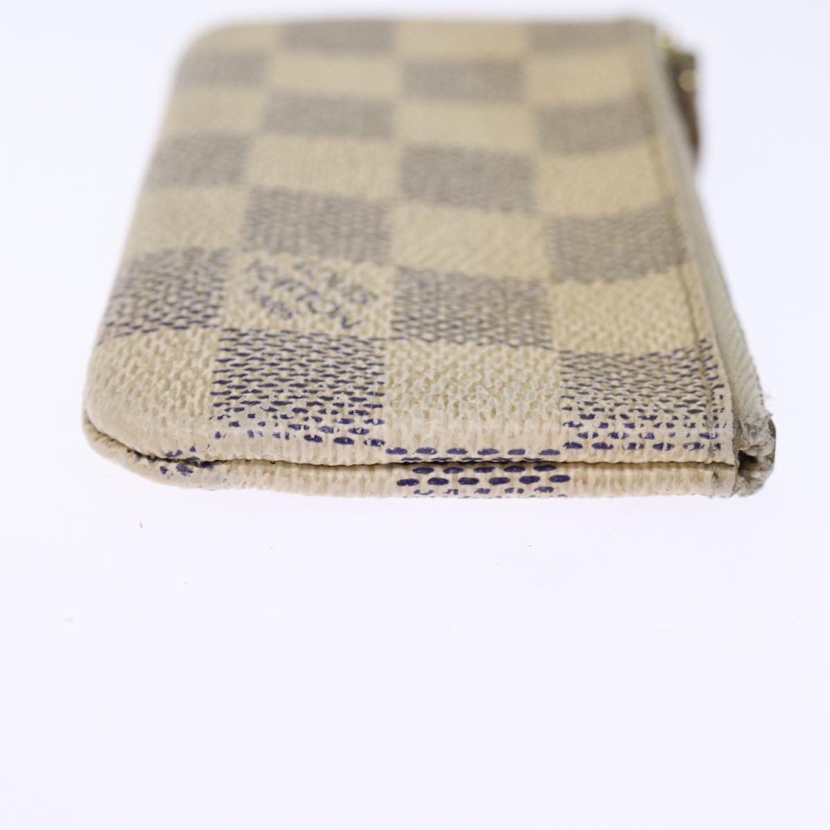 LOUIS VUITTON Damier Azur Pochette Cles Coin Purse N62659 LV 75680