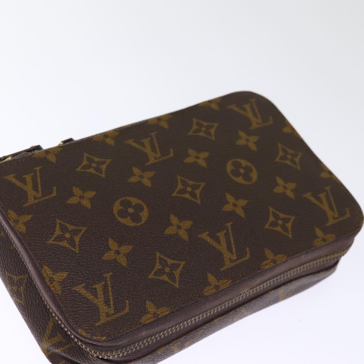 LOUIS VUITTON Monogram Poche Monte Carlo Jewelry Box M47352 LV 75681