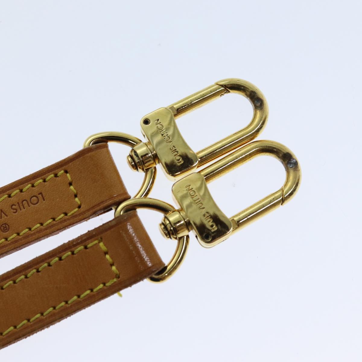 LOUIS VUITTON Shoulder Strap Leather 36.2"" Beige LV 75683