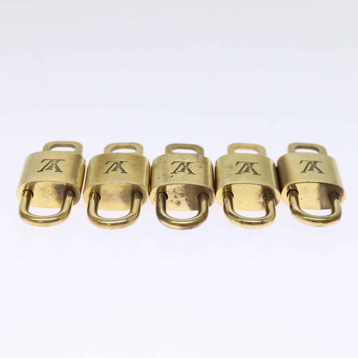 LOUIS VUITTON Padlock 10set Padlock Gold Tone LV 75684