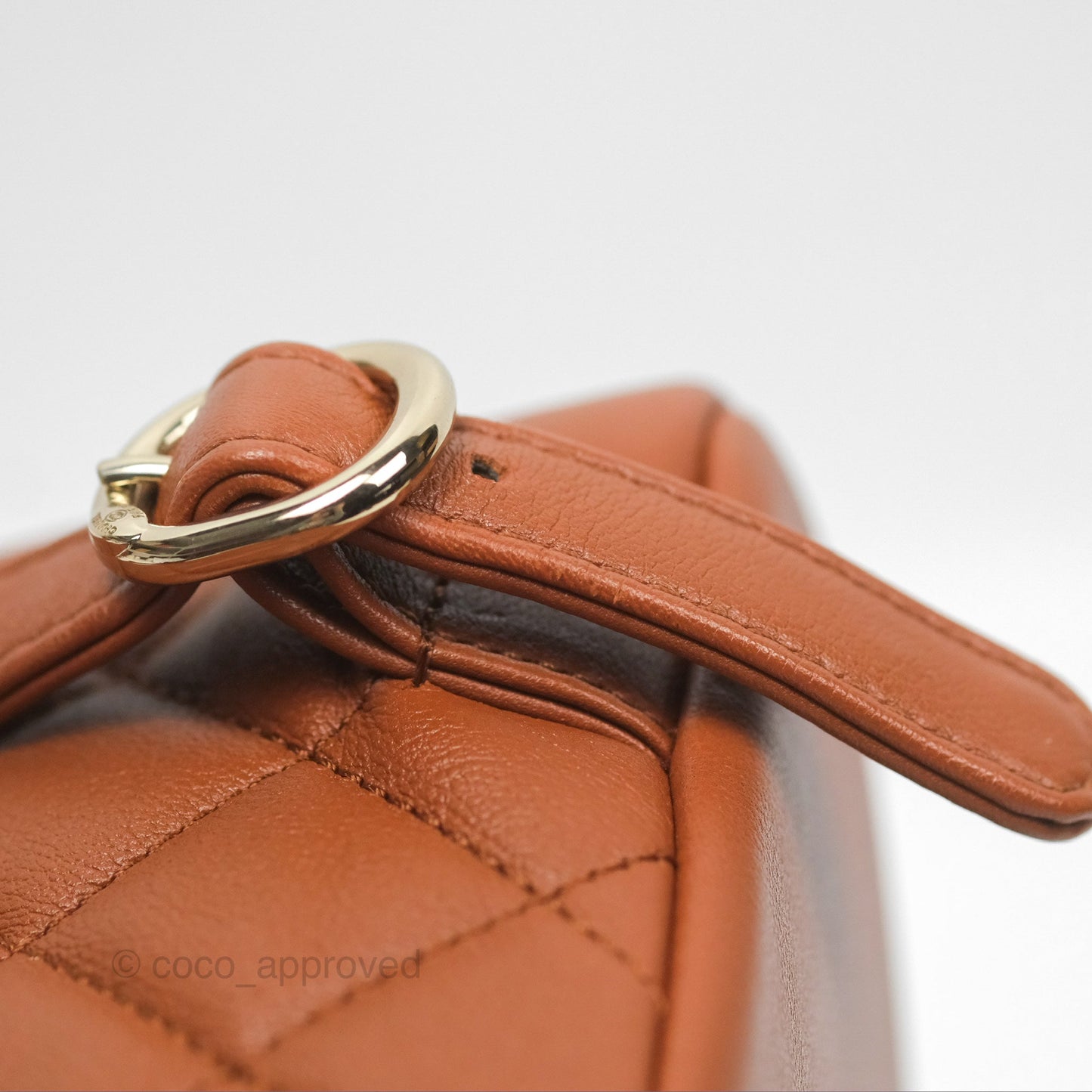 Chanel Medium Duma Backpack Tan Brown Calfskin Gold Hardware