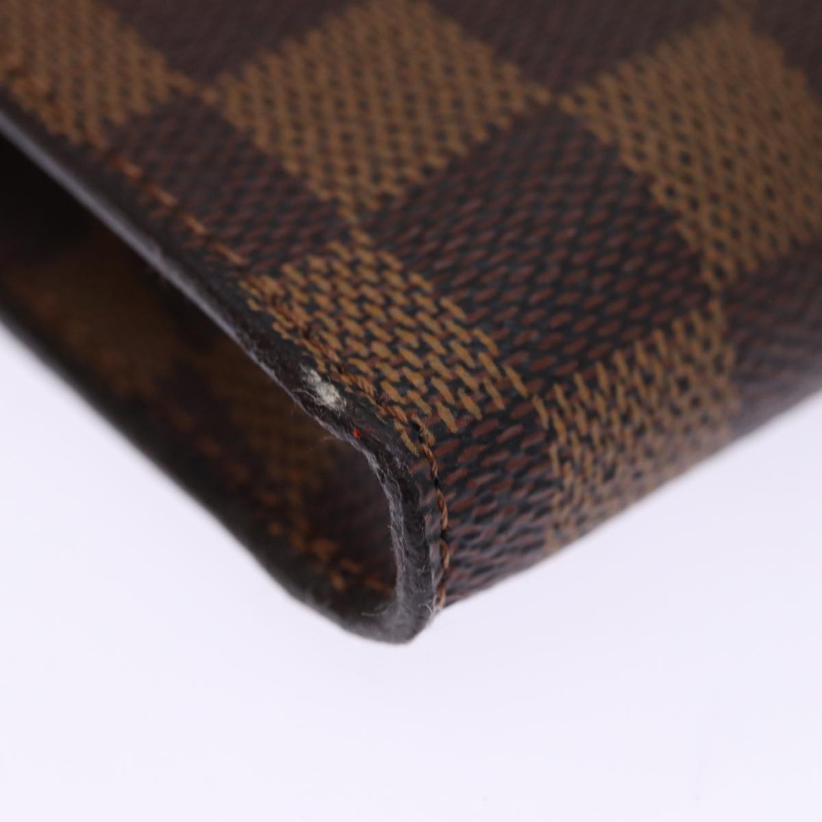 LOUIS VUITTON Damier Ebene Marais Pouch LV 75702