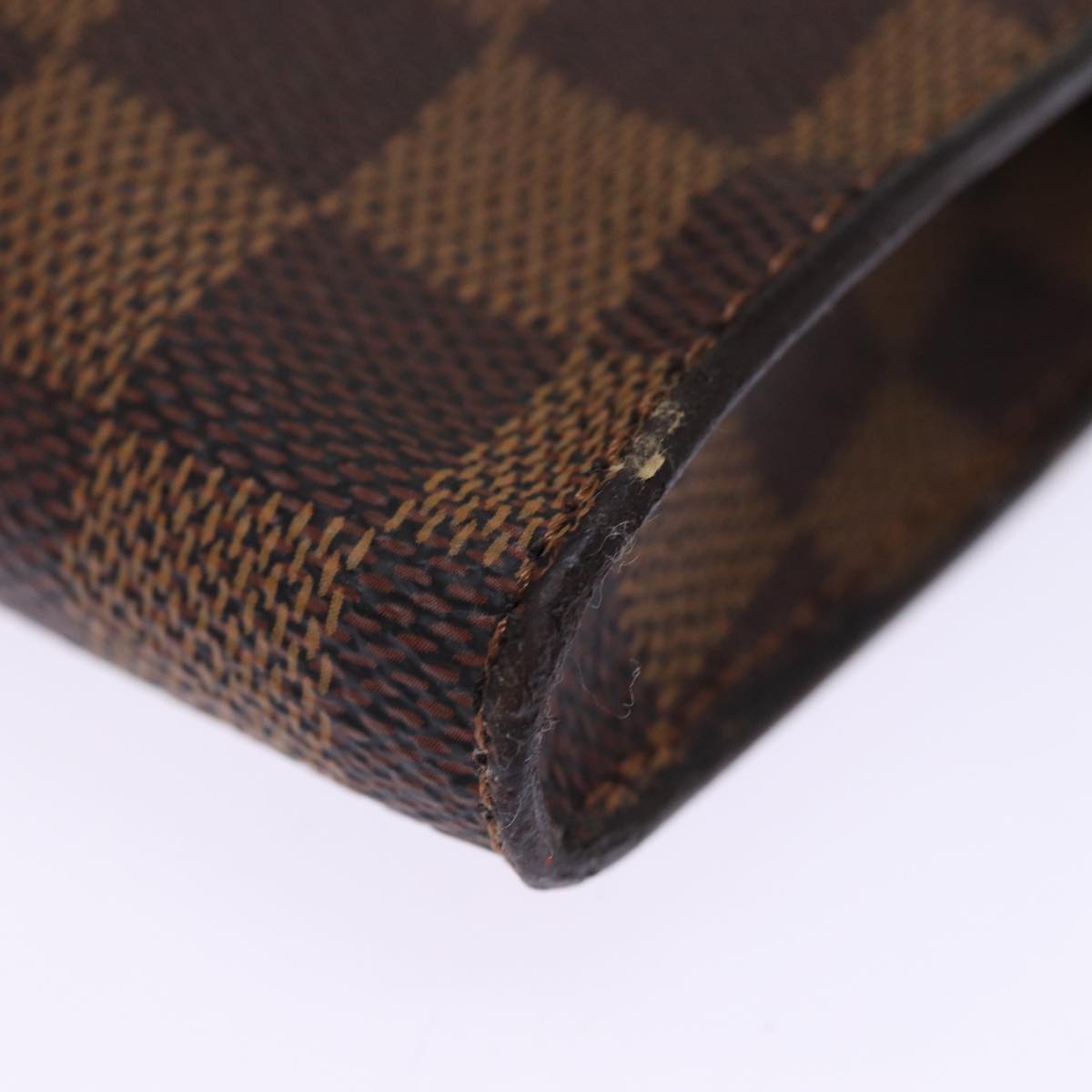 LOUIS VUITTON Damier Ebene Marais Pouch LV 75702