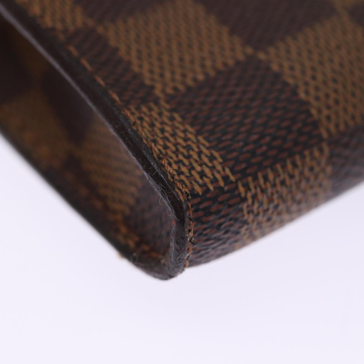 LOUIS VUITTON Damier Ebene Marais Pouch LV 75702