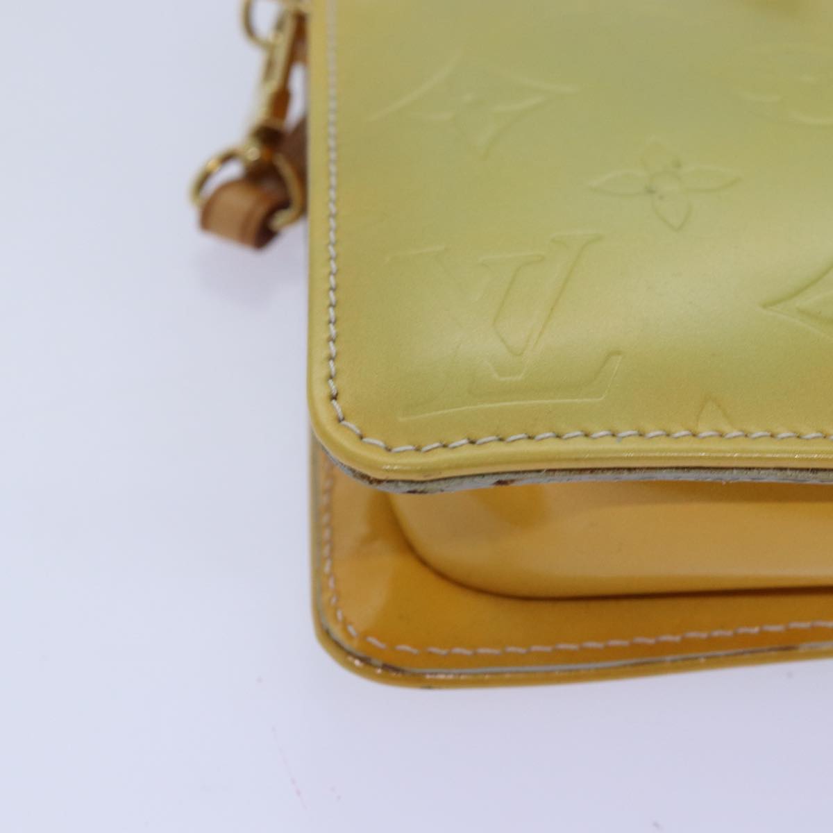 LOUIS VUITTON Monogram Vernis Lexington Accessory Pouch Gris M91056 75704