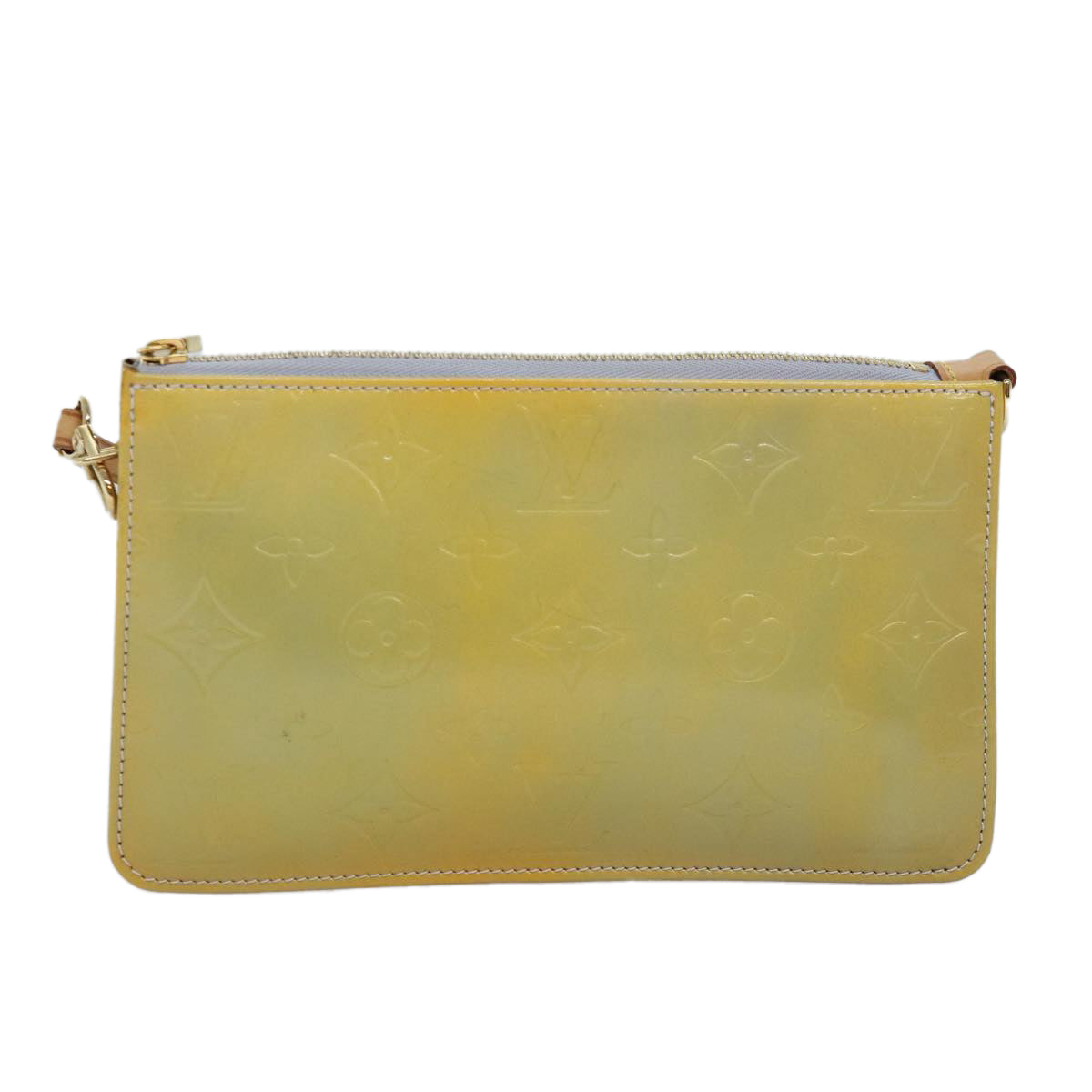 LOUIS VUITTON Monogram Vernis Lexington Accessory Pouch Gris M91056 75704