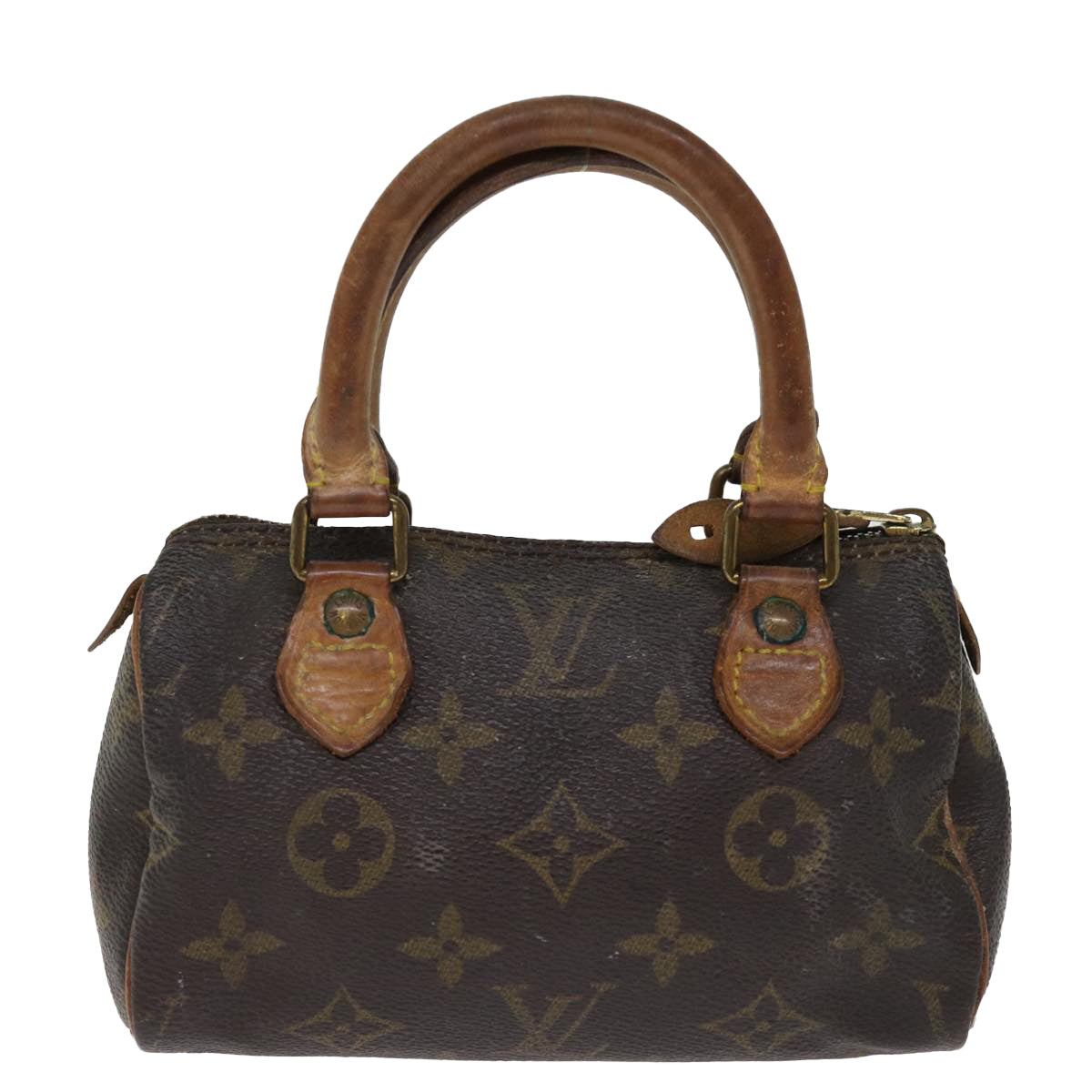 LOUIS VUITTON Monogram Mini Speedy Hand Bag M41534 LV 75706