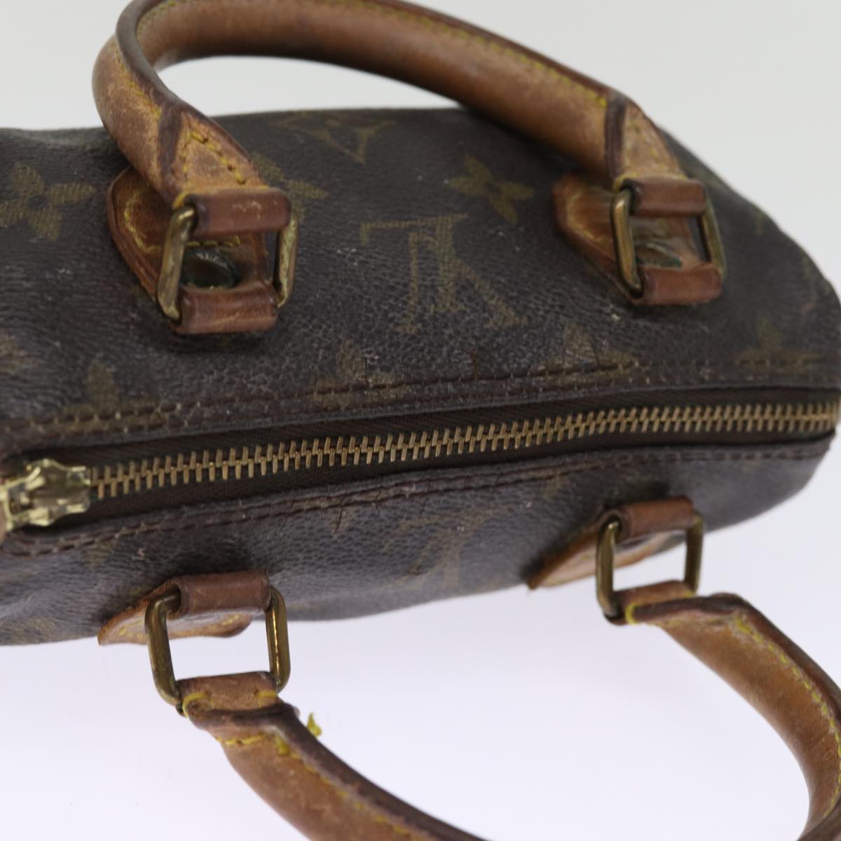 LOUIS VUITTON Monogram Mini Speedy Hand Bag M41534 LV 75706