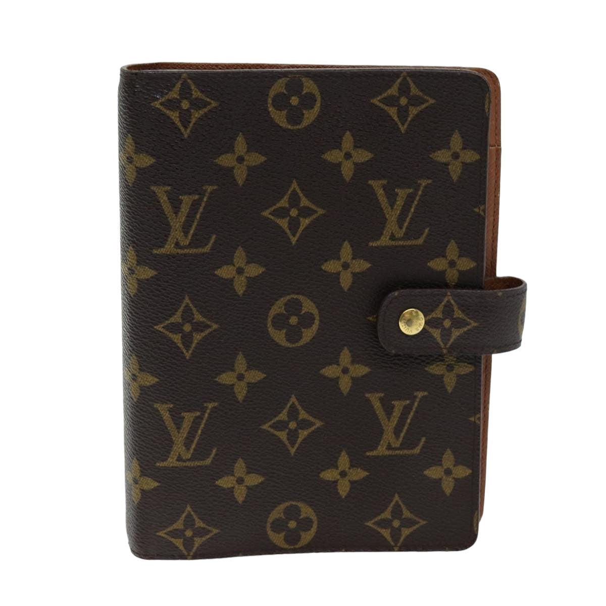 LOUIS VUITTON Monogram Agenda MM Day Planner Cover R20105 LV 75709