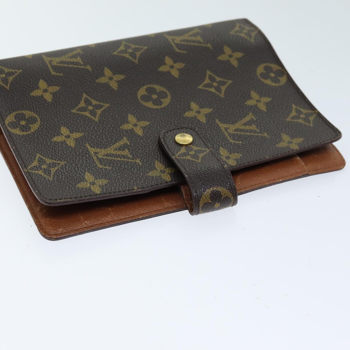 LOUIS VUITTON Monogram Agenda MM Day Planner Cover R20105 LV 75709