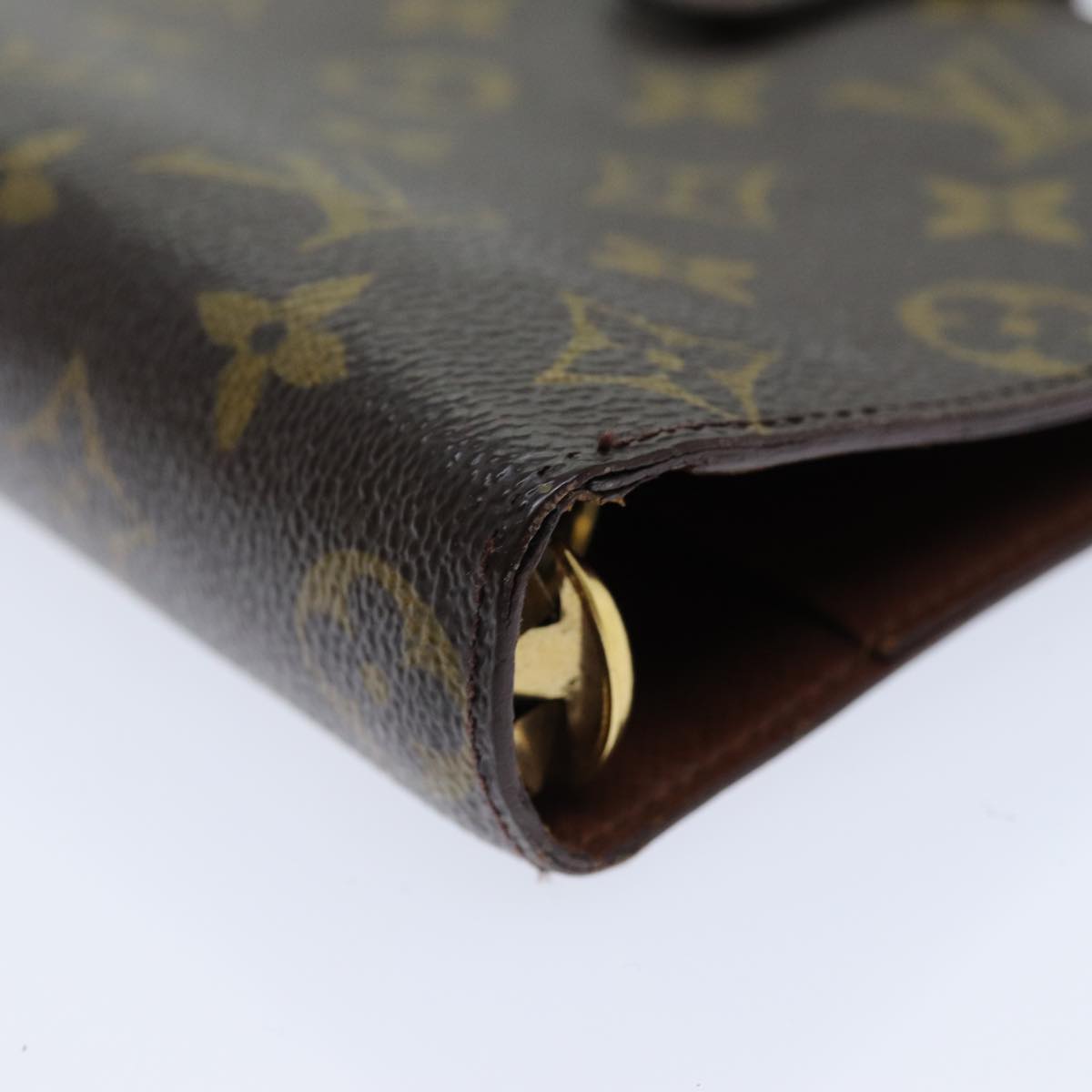 LOUIS VUITTON Monogram Agenda MM Day Planner Cover R20105 LV 75710