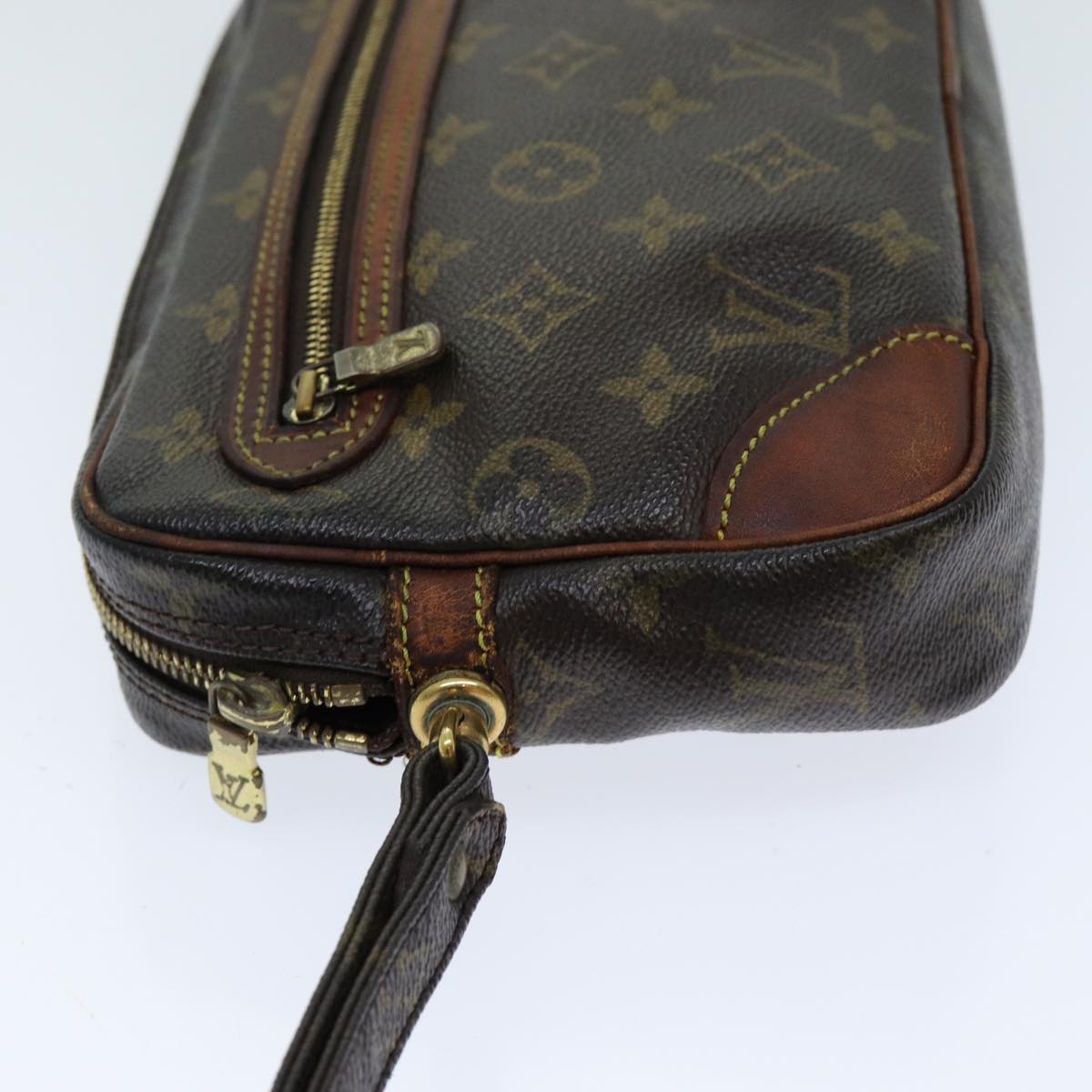 LOUIS VUITTON Monogram Marly Dragonne GM Clutch Bag M51825 LV 75715