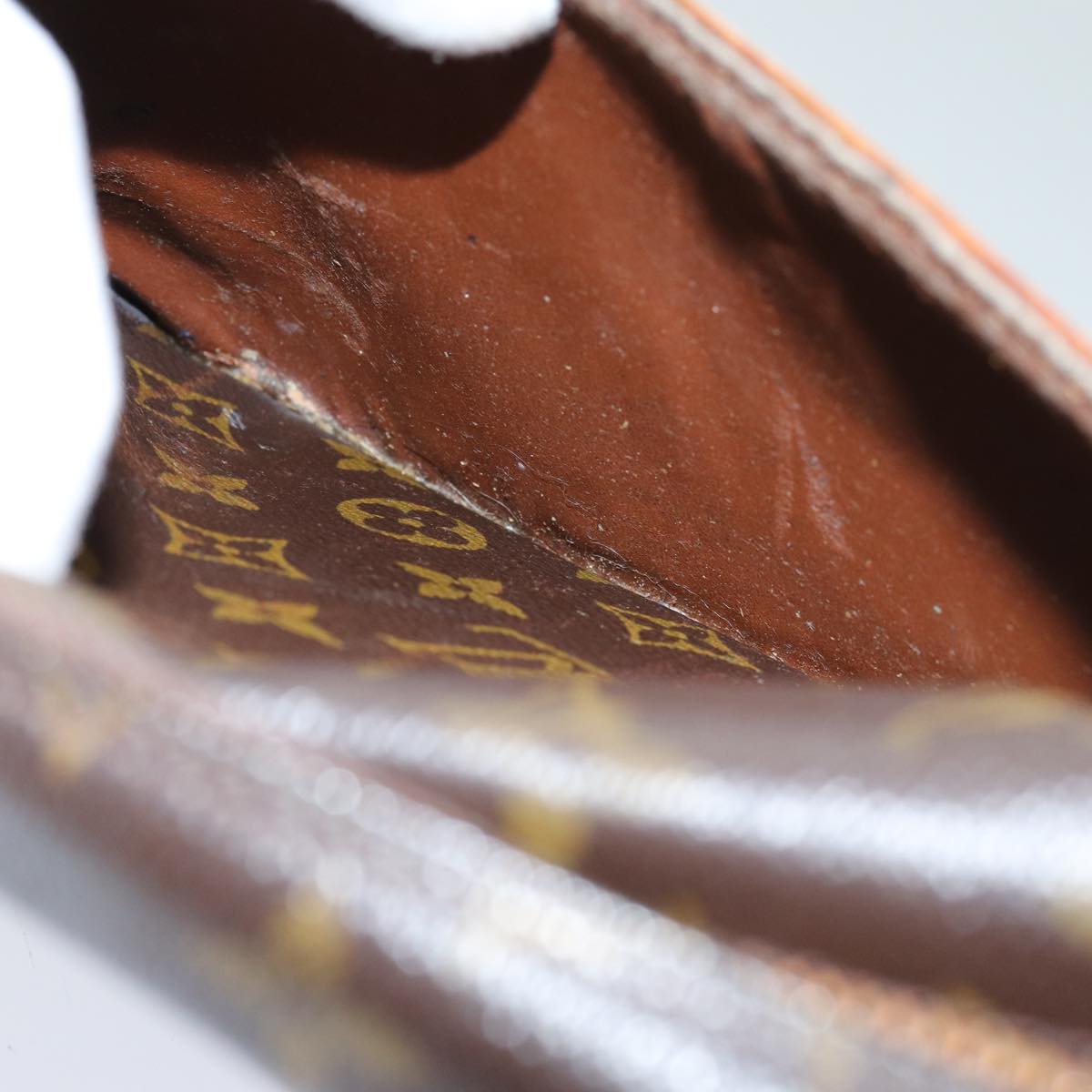 LOUIS VUITTON Monogram Compiegne 28 Clutch Bag M51845 LV 75717