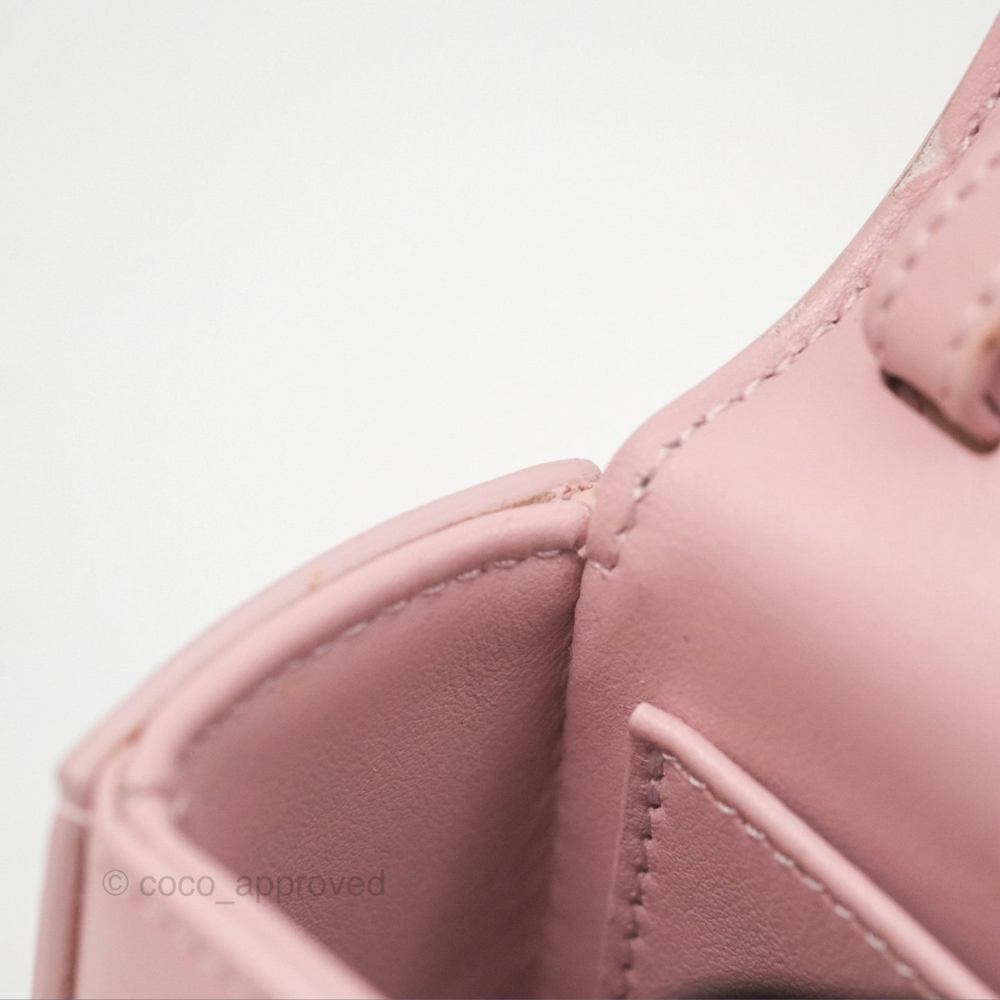Celine Mini Triomphe Shiny Calfskin Pink