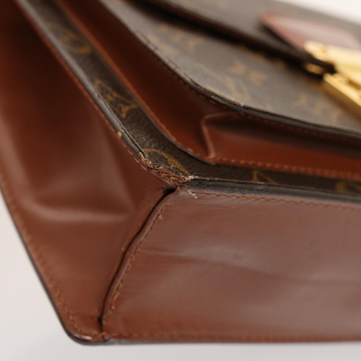 LOUIS VUITTON Monogram Monceau Hand Bag 2way M51185 LV 75723