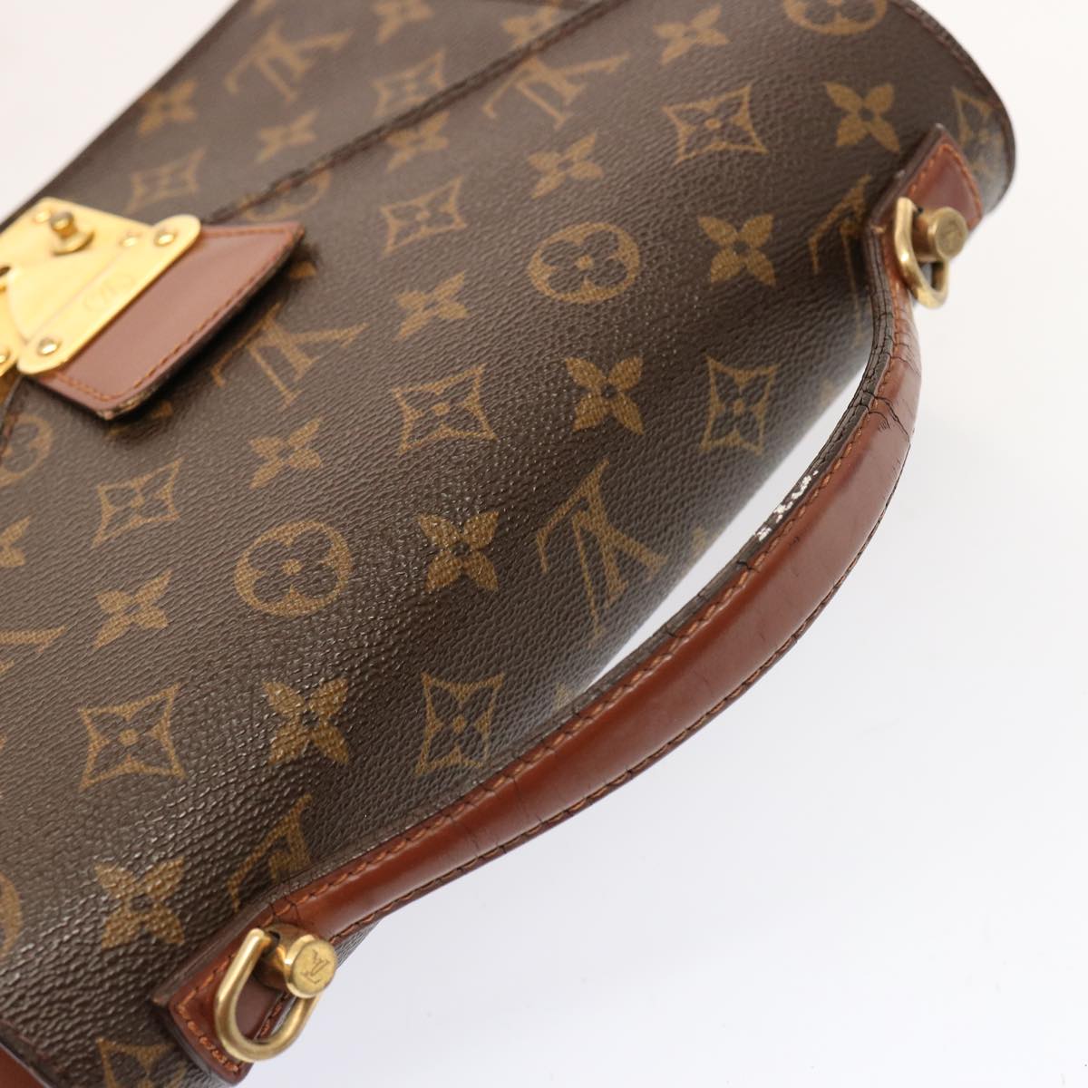 LOUIS VUITTON Monogram Monceau Hand Bag 2way M51185 LV 75723