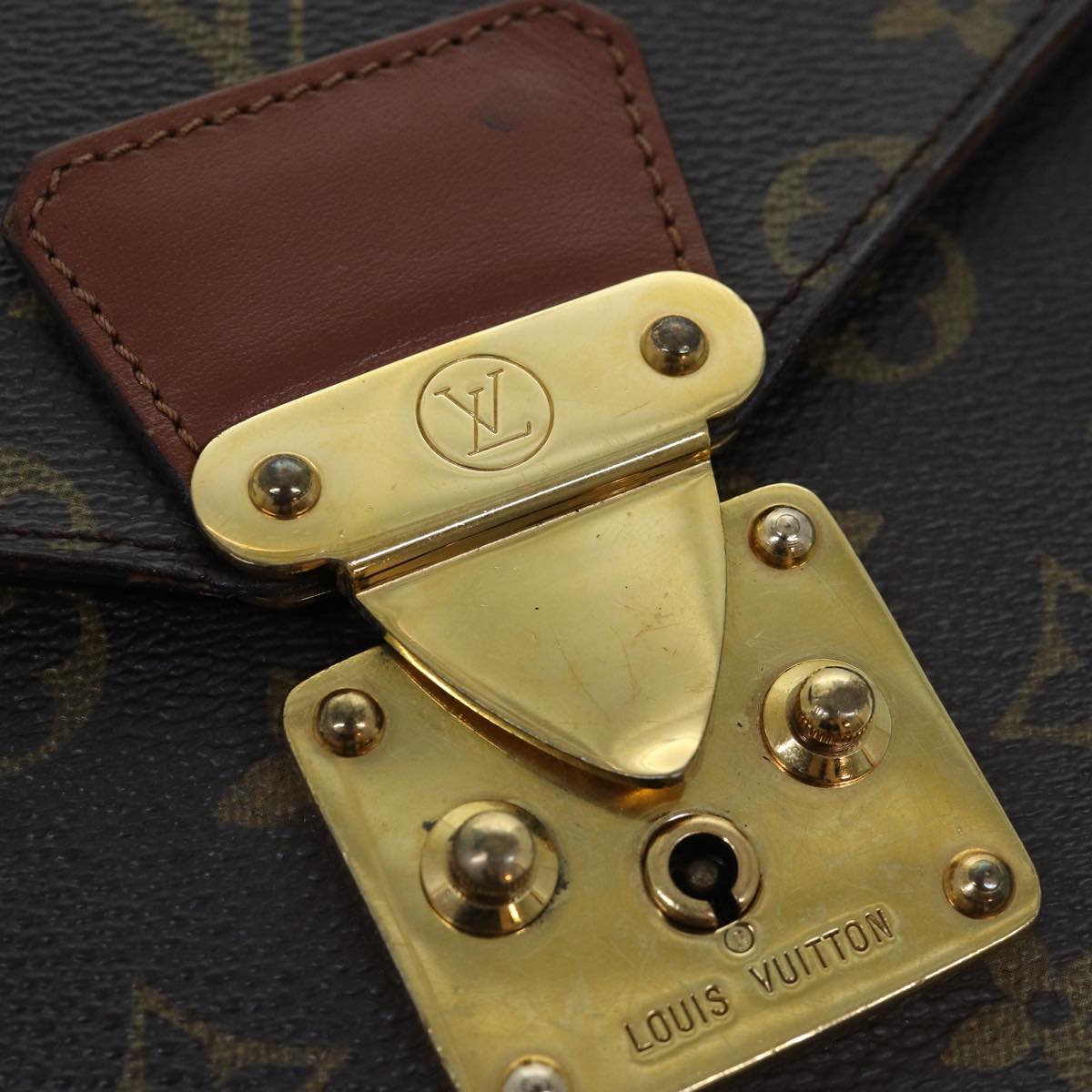 LOUIS VUITTON Monogram Monceau 28 Hand Bag 2way M51185 LV 75726