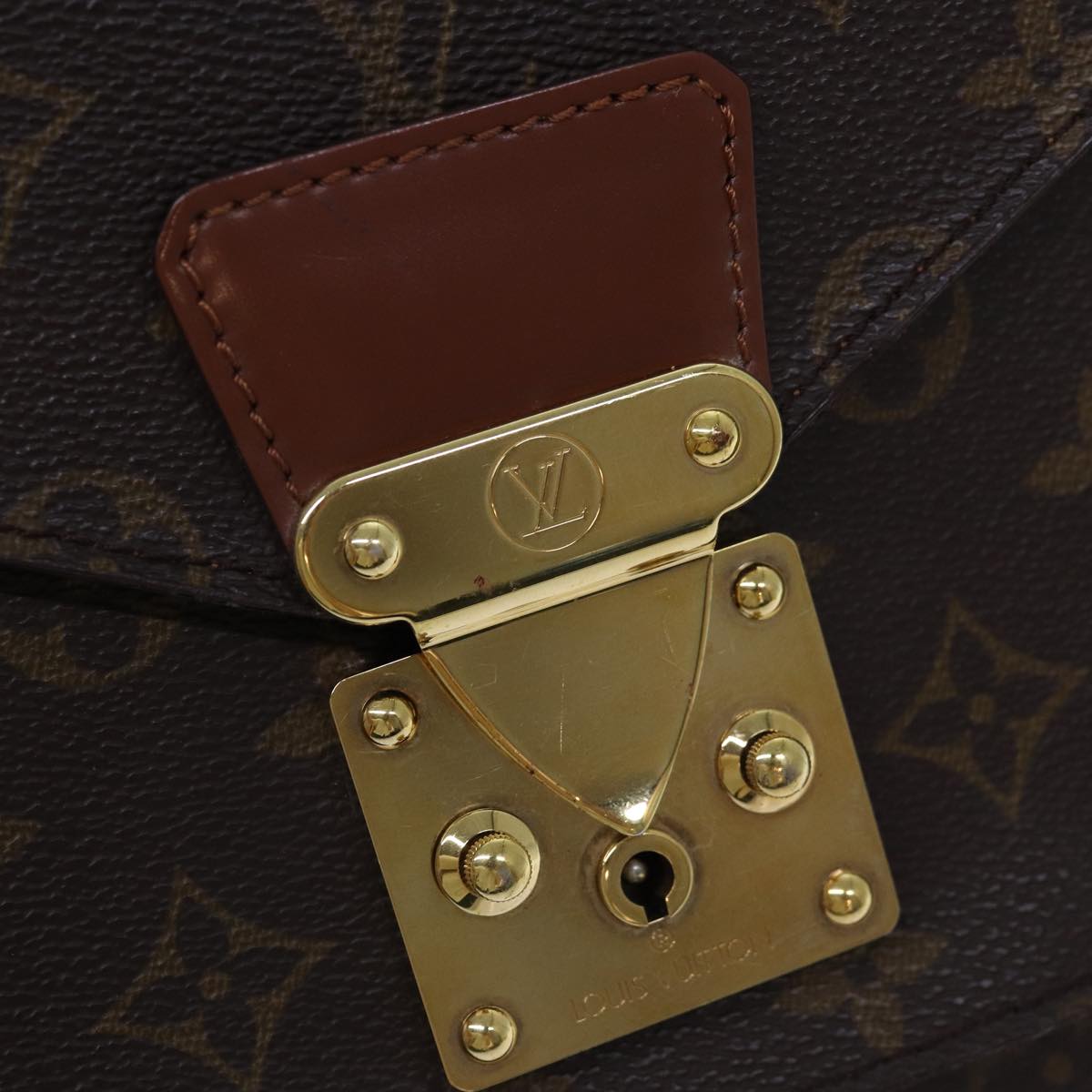 LOUIS VUITTON Monogram Monceau 28 Hand Bag 2way M51185 LV 75727