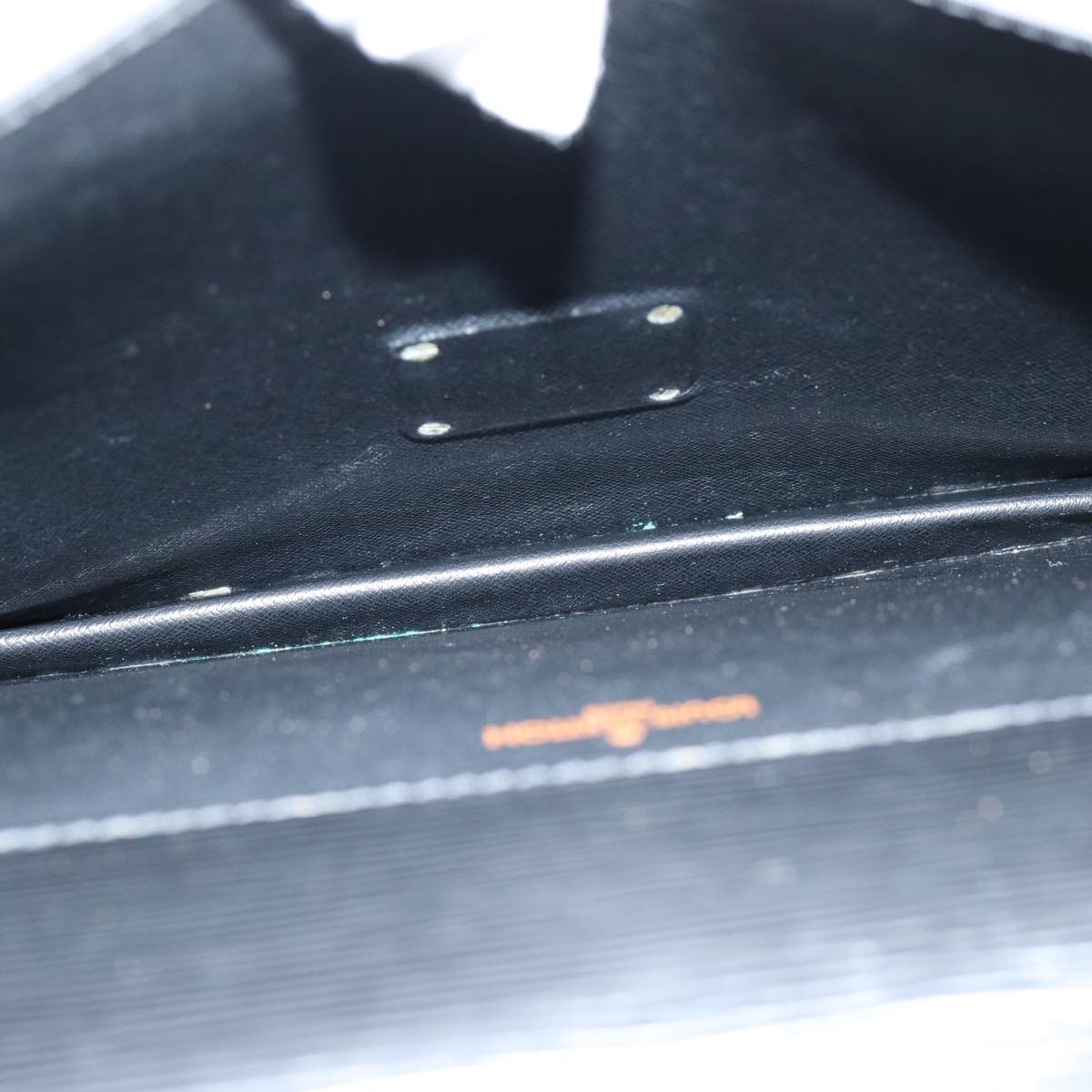 LOUIS VUITTON Epi Porte Documents Senateur Briefcase Black M54452 LV 75728