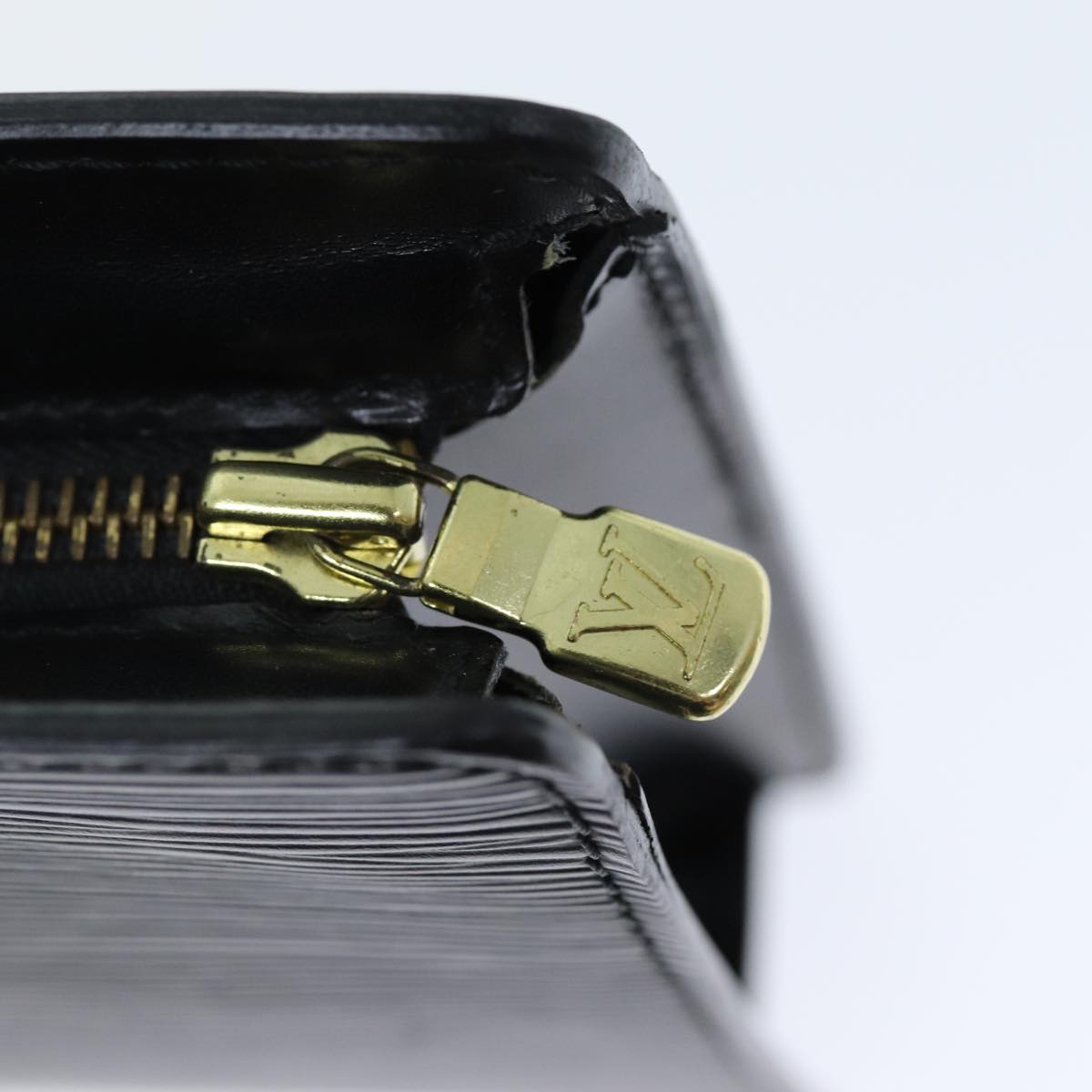 LOUIS VUITTON Epi Pochette Homme Clutch Bag Black Noir M52522 LV 75730
