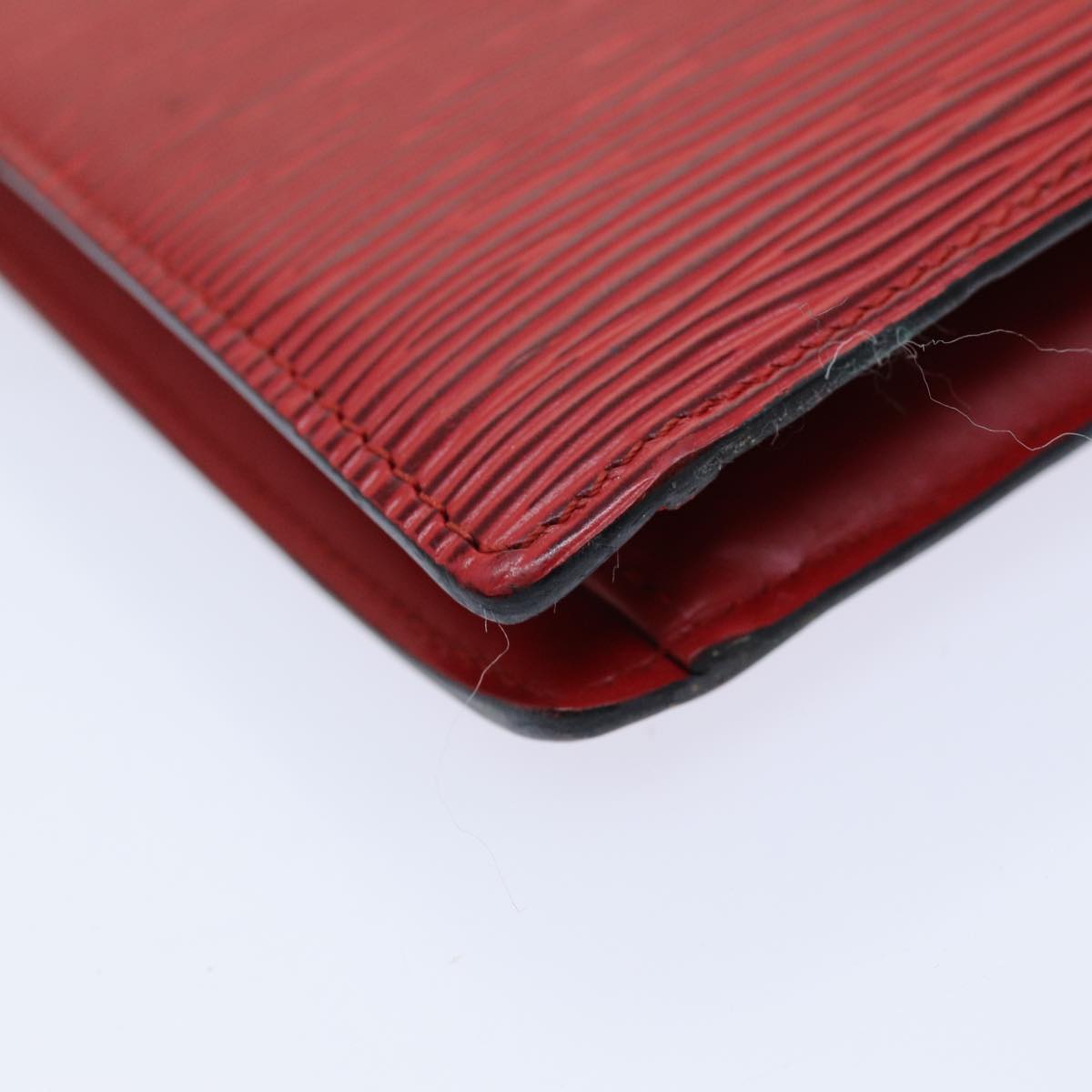 LOUIS VUITTON Epi Trousse Crete Clutch Bag Red M48407 LV 75731