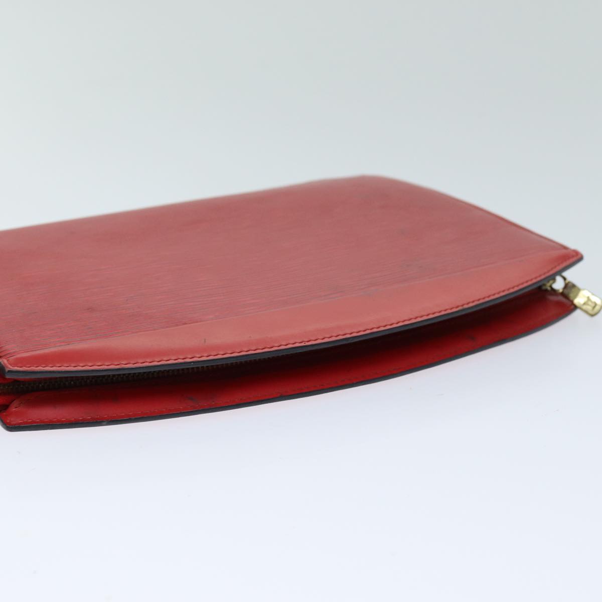 LOUIS VUITTON Epi Trousse Crete Clutch Bag Red M48407 LV 75731