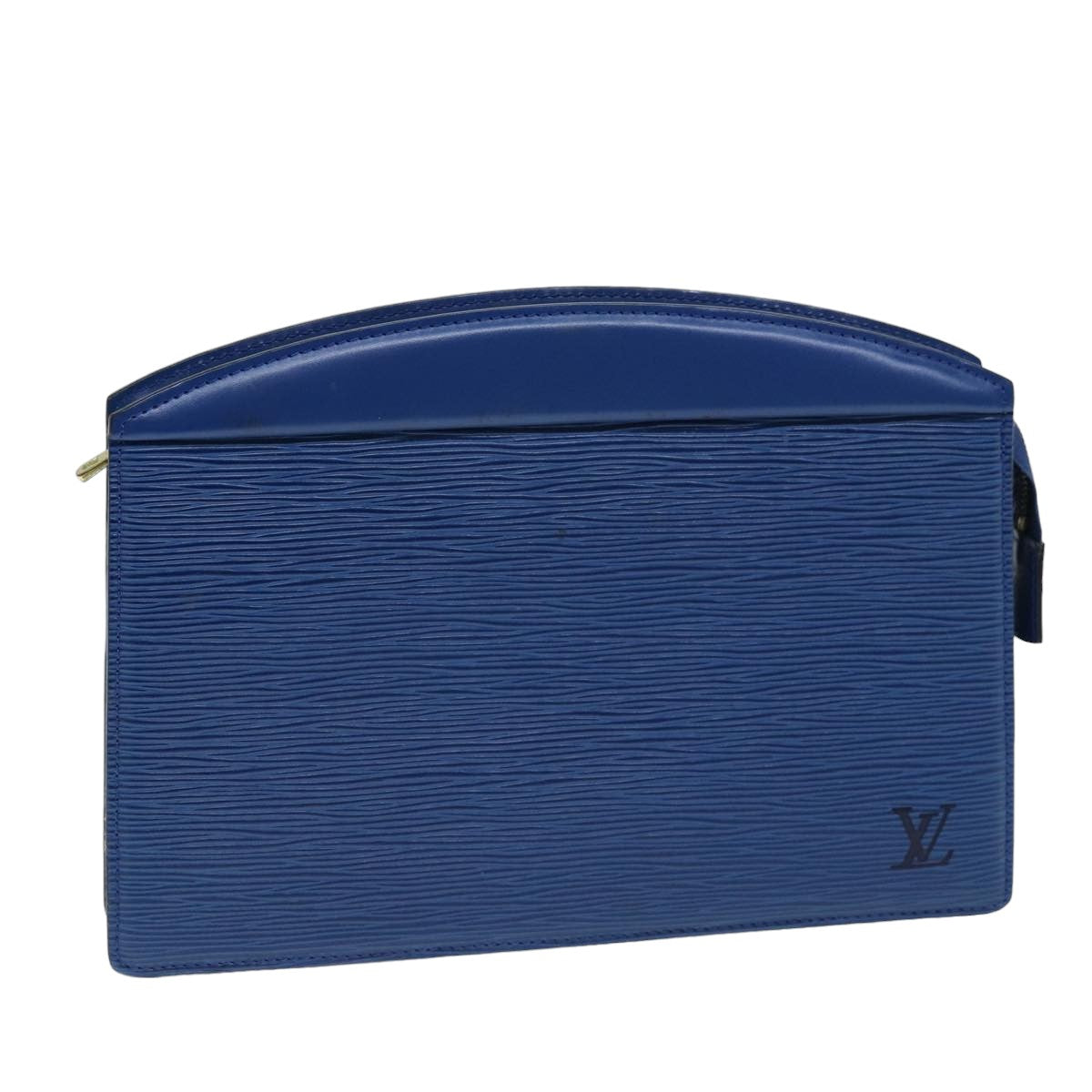 LOUIS VUITTON Epi Trousse Crete Pouch Blue M48405 LV 75732