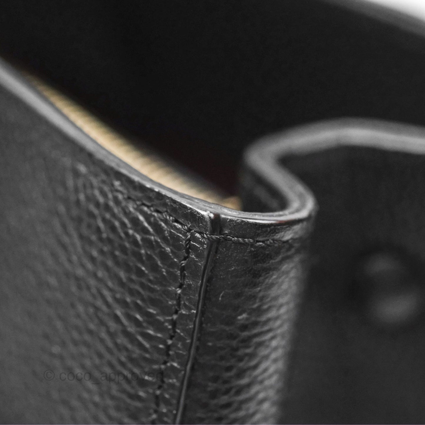 Chanel Small Neo Executive Tote Bag Black Grained Calfskin