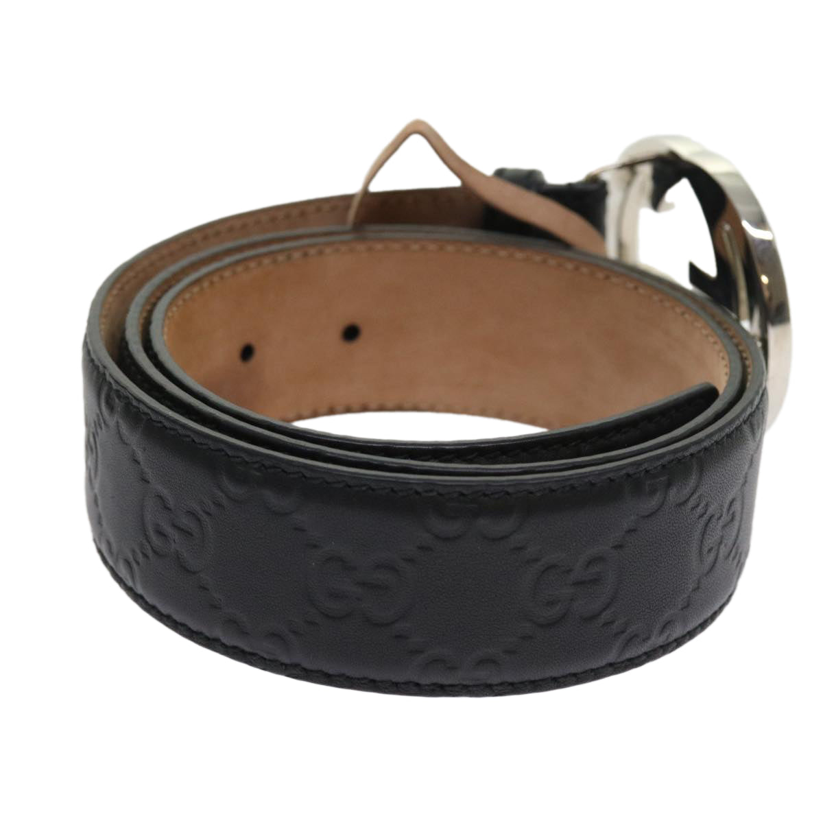Luxury Gucci Trending 2025 GG Canvas ssima interlocking Belt Black