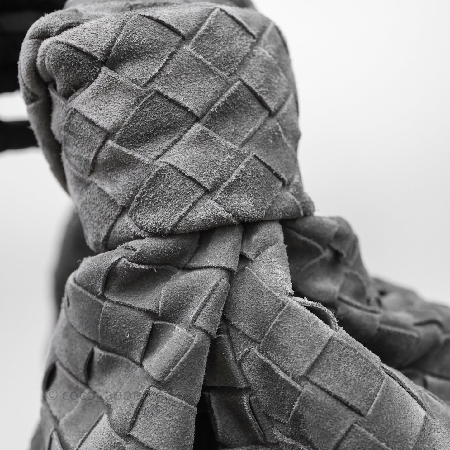 Bottega Veneta Classic Jodie Cloudy Indigo Suede Intrecciato
